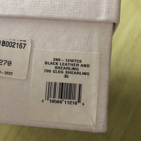 RE/DONE 70s clogs with shearling lining NIB - Picture 9 of 10